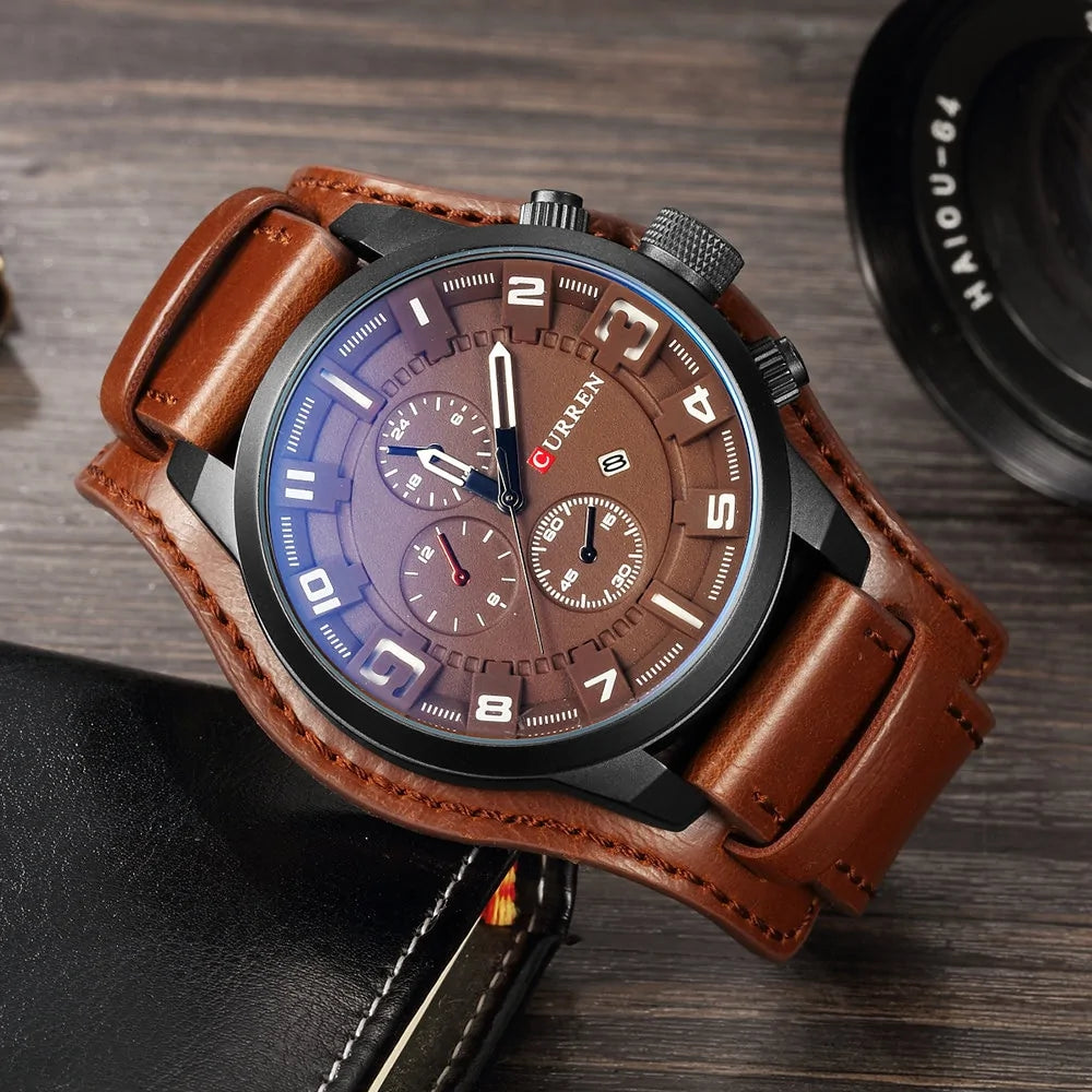 Curren Leather Wristwatch