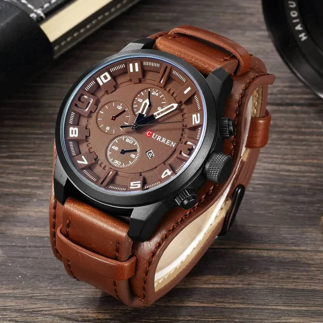 Curren Leather Wristwatch