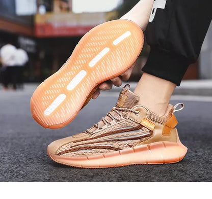 Reflective Running Shoes: High-Quality, Breathable Sneakers
