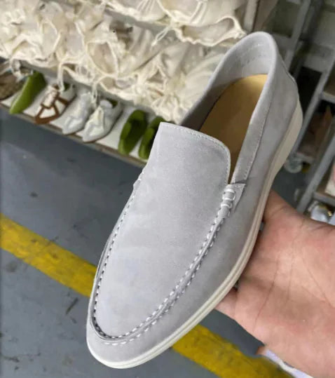 Suede Loafers