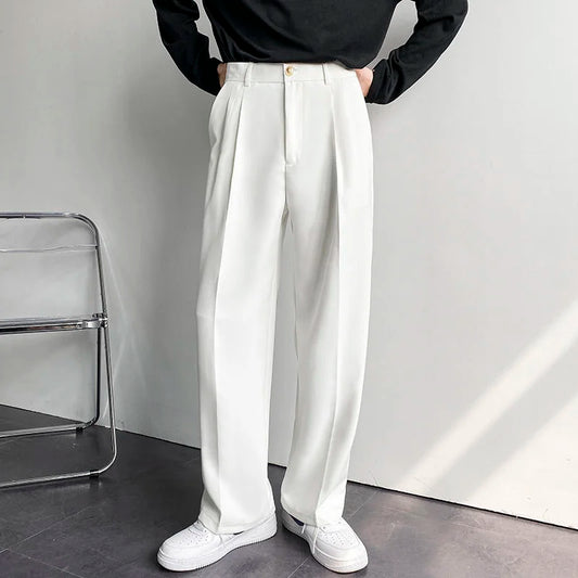 Wide Leg Appearance Suit Pants