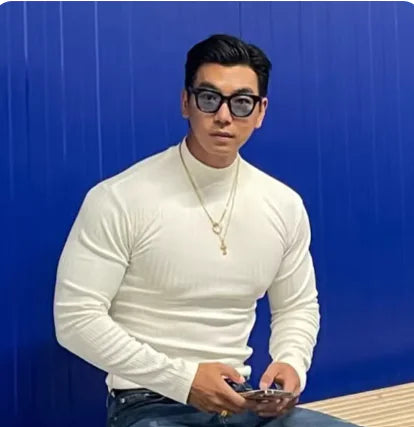 Men's Striped Long Sleeve