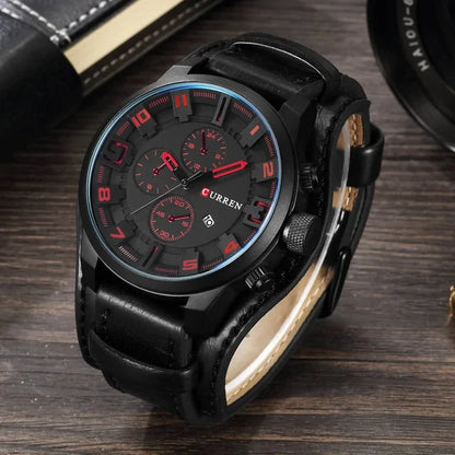 Curren Leather Wristwatch
