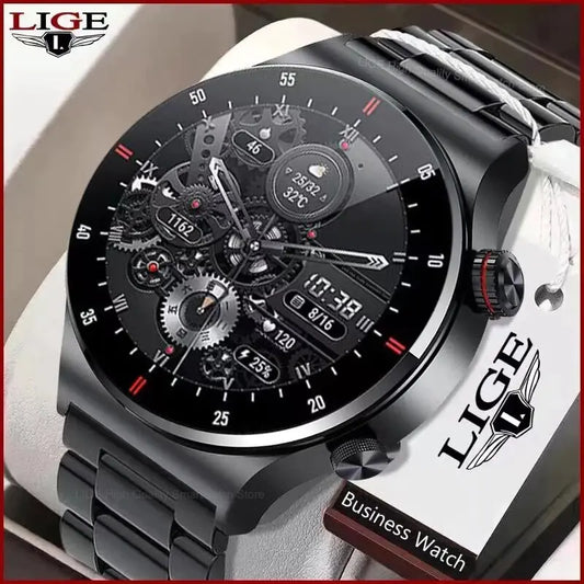 LIGE Stainless Steel Smart Watch