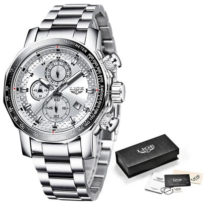 LIGE Mechanical Stainless Steel Watch
