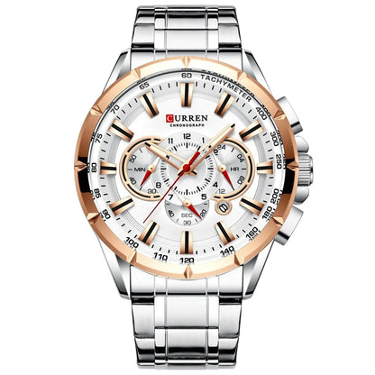 CURREN Luxury Stainless Steel Watch