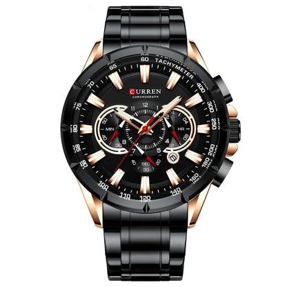 CURREN Luxury Stainless Steel Watch